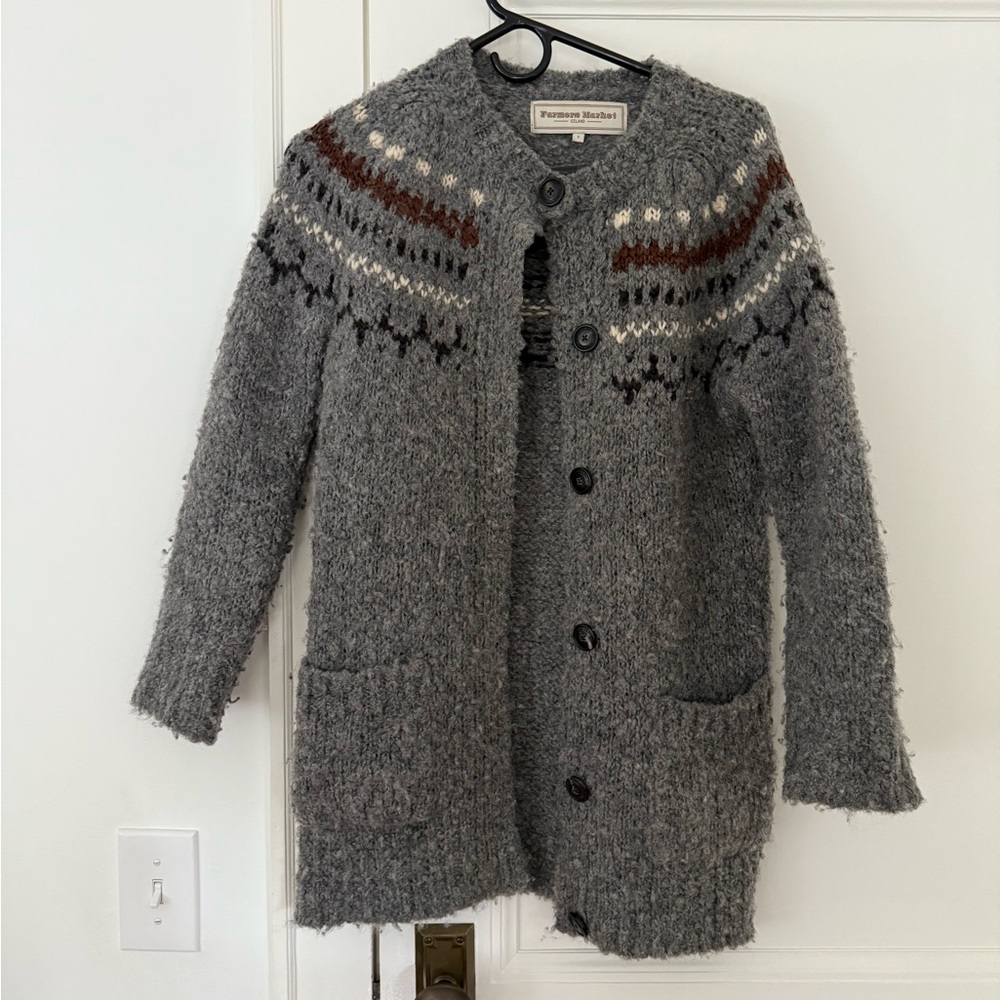 Farmer’s Market 100%wool Icelandic sweater